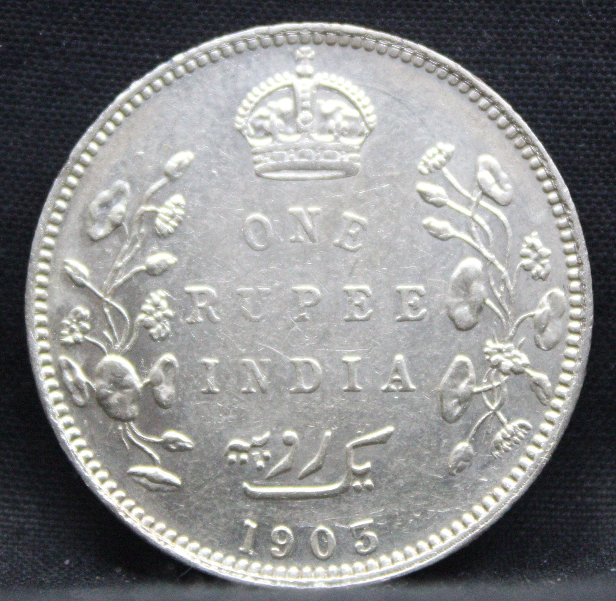 Quarter Rupees 1903 Edward VII Silver coins