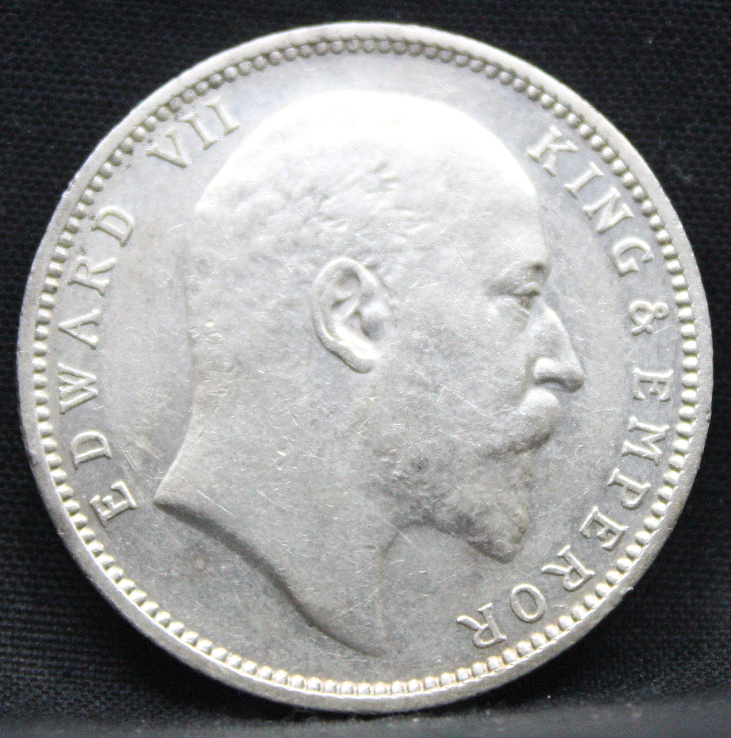Quarter Rupees 1903 Edward VII Silver coins