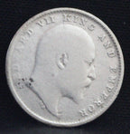 Quarter Rupees 1903 Edward VII Silver coins