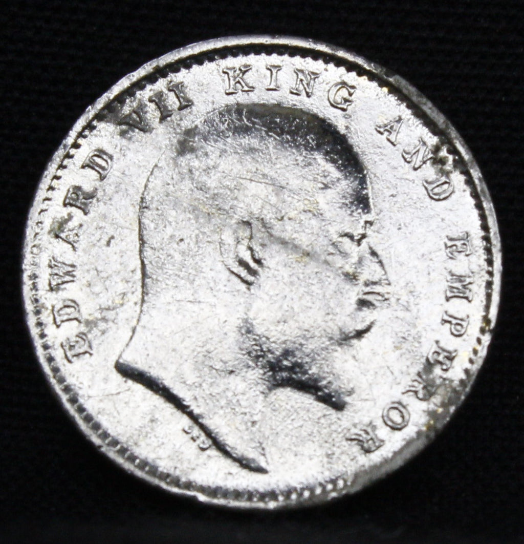 2 Annas 1903 Edward VII Silver coins