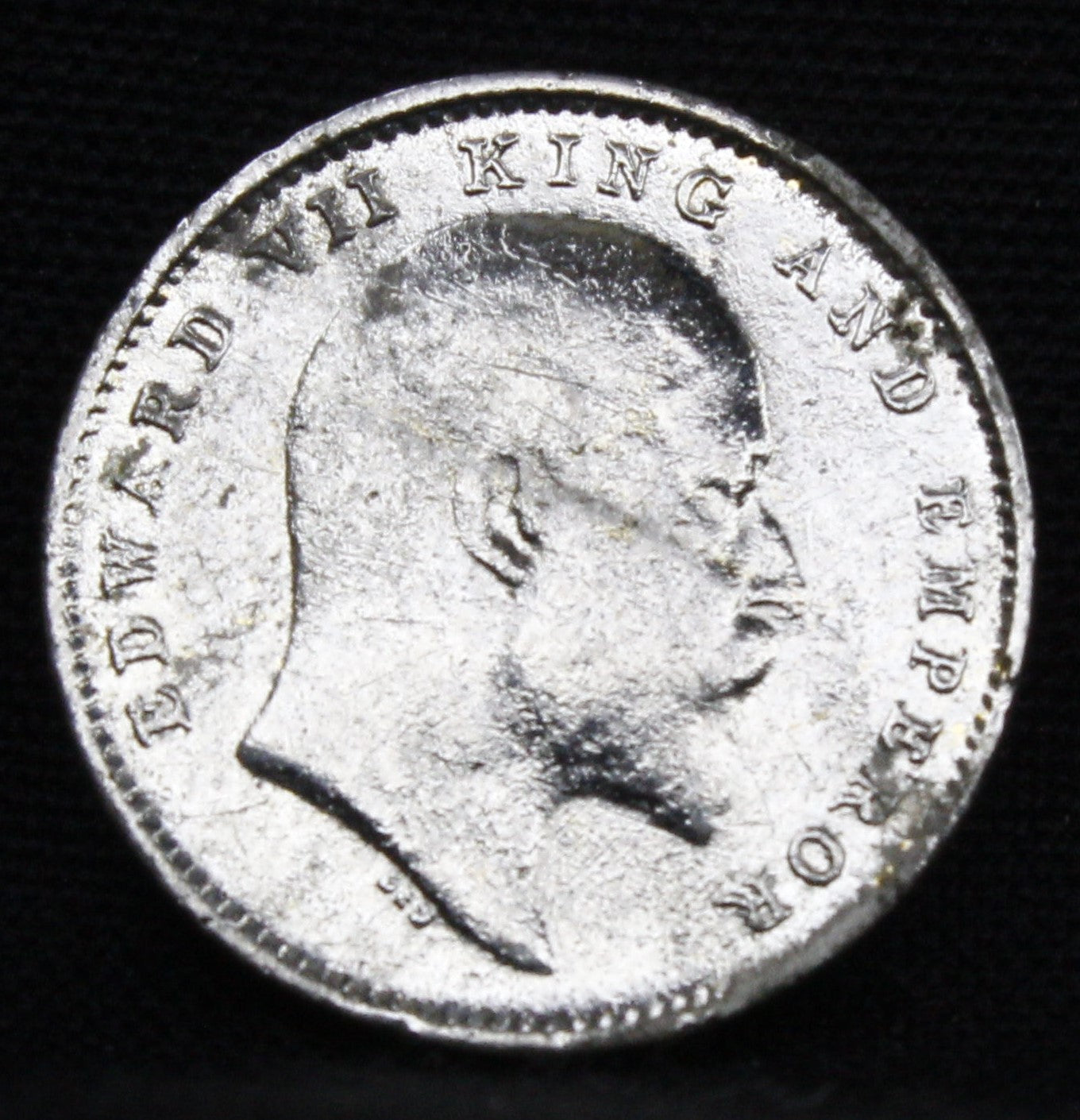 2 Annas 1903 Edward VII Silver coins