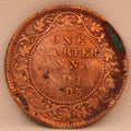 Quarter Anna 1903 Edward VII Bronze coins