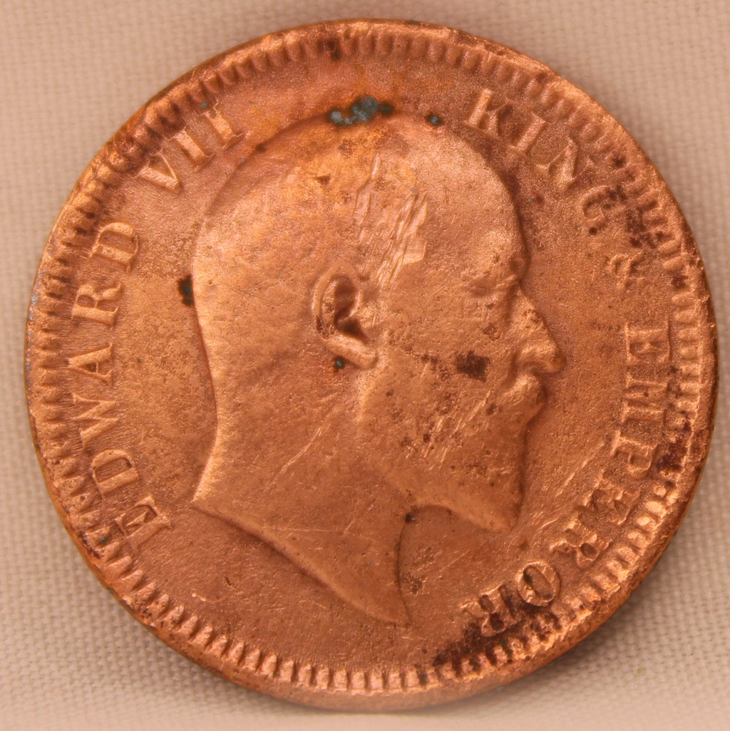 Quarter Anna 1903 Edward VII Bronze coins