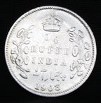 Quarter Rupees 1903 Edward VII Silver coins