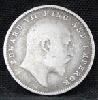 2 Annas 1903 Edward VII Silver coins