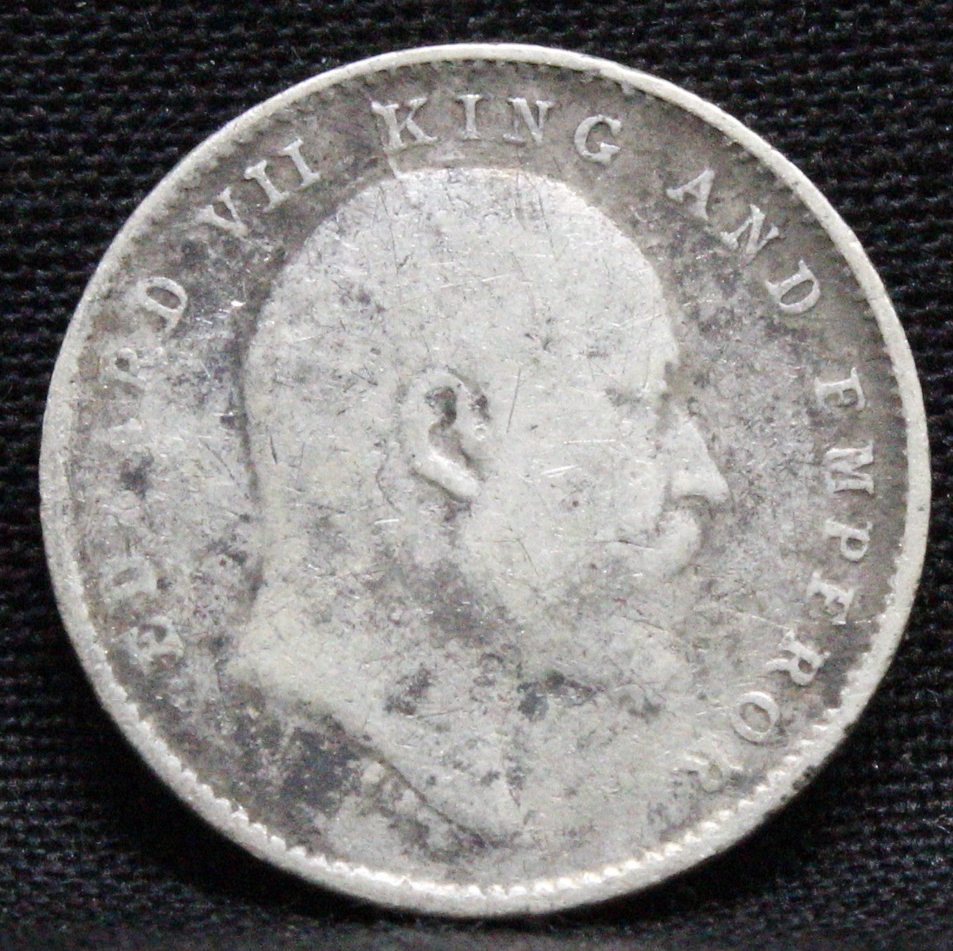 2 Annas 1903 Edward VII Silver coins