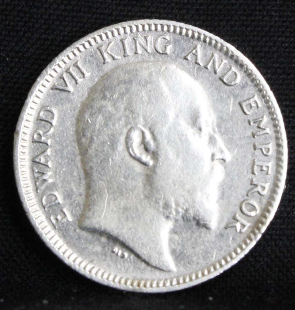 Quarter Rupees 1904 Edward VII Silver coins