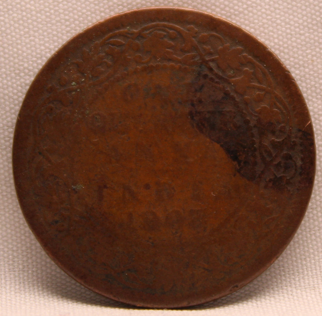 Quarter Anna 1904 Edward VII Bronze coins