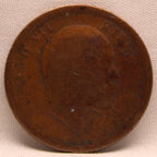 Quarter Anna 1904 Edward VII Bronze coins