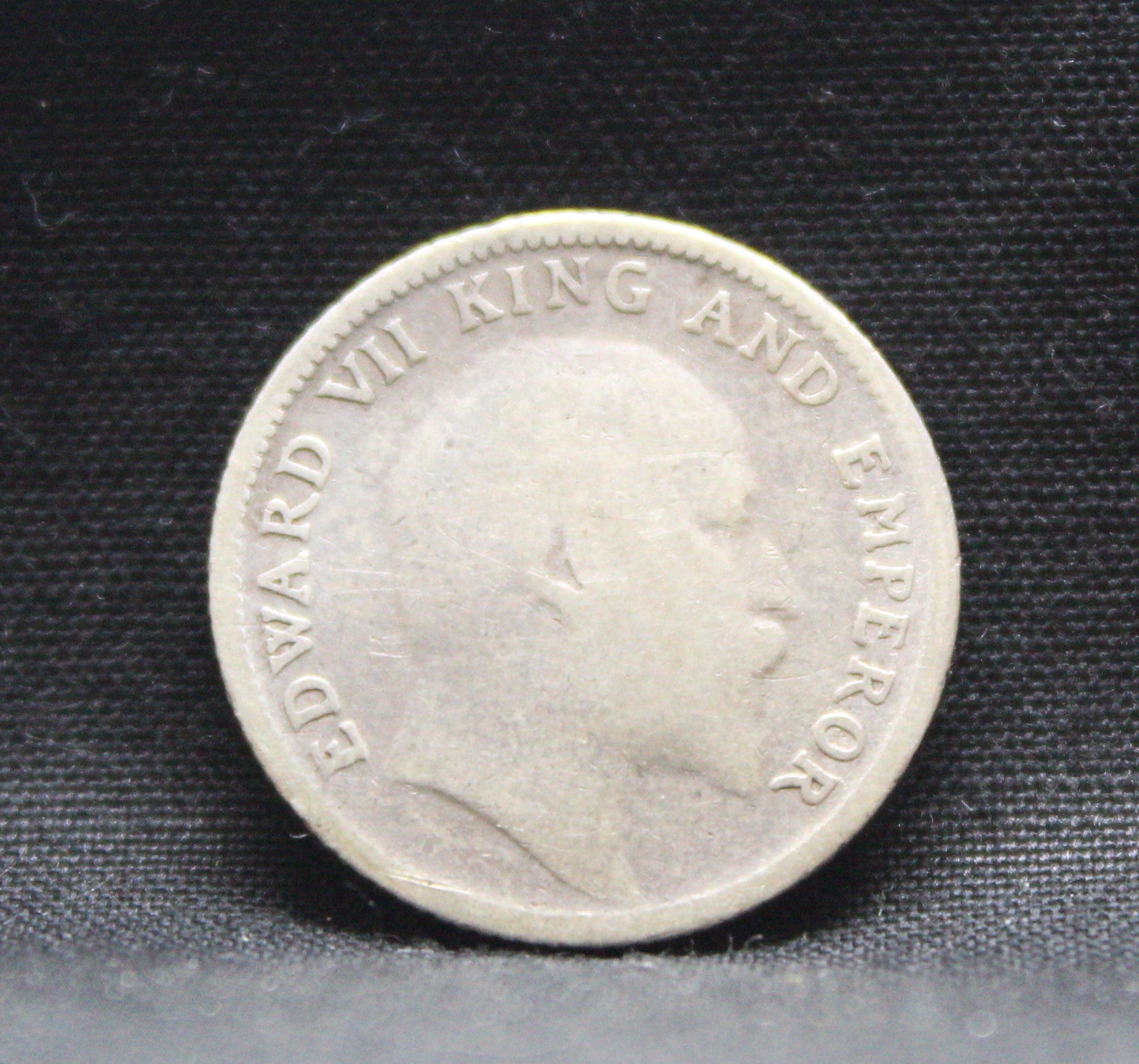 Quarter Rupees 1904 Edward VII Silver coins