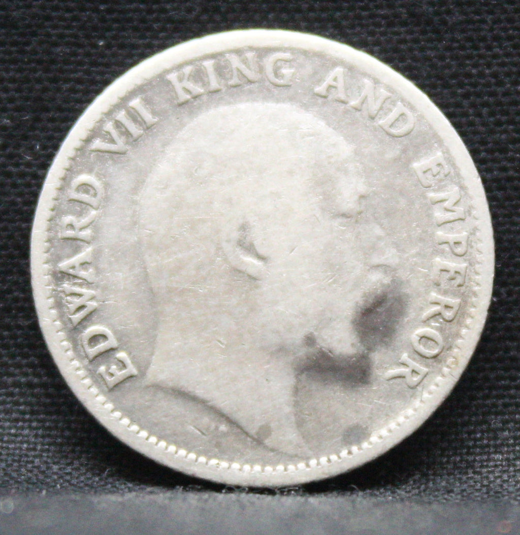 Quarter Rupees 1904 Edward VII Silver coins