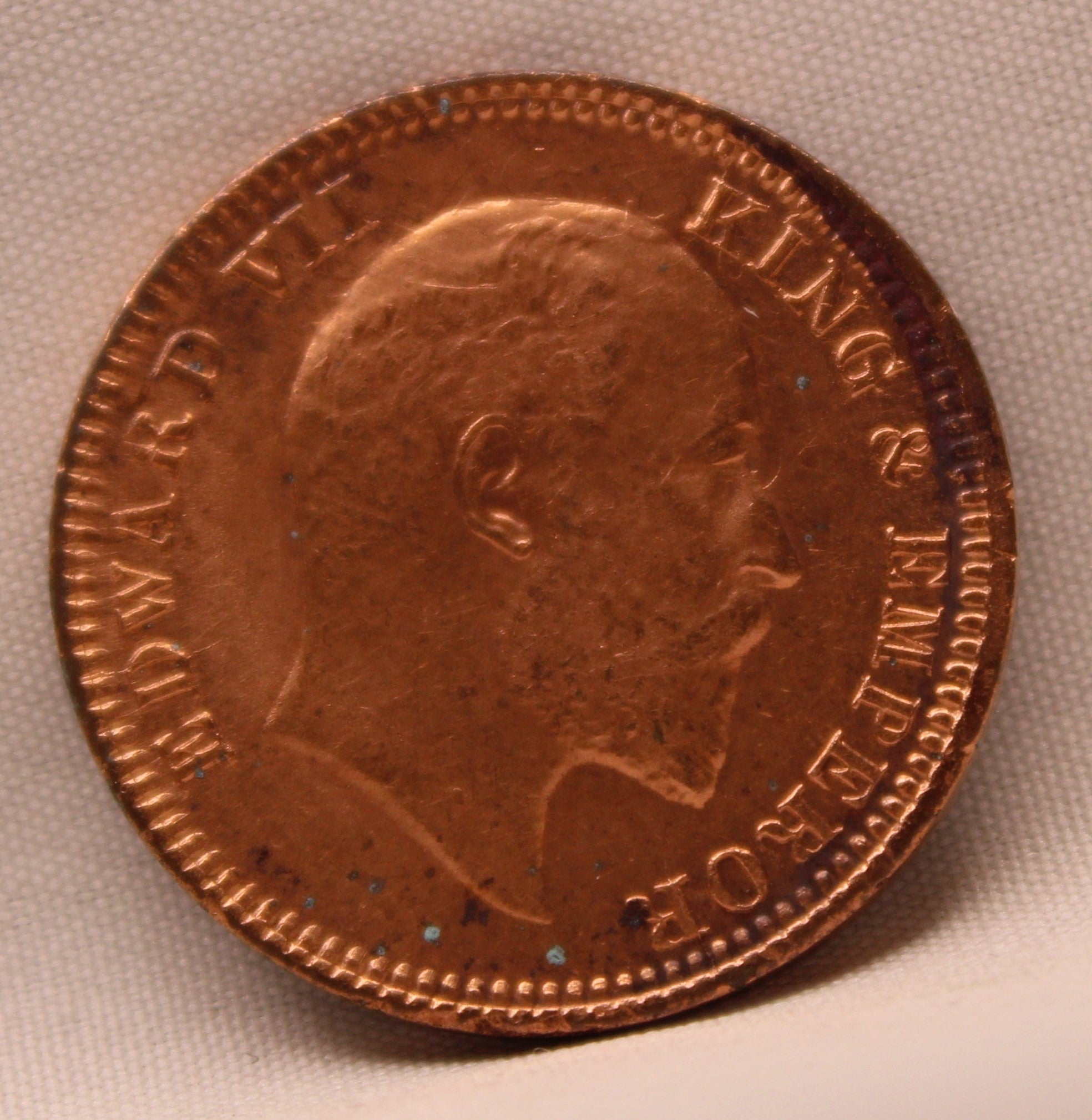 Quarter Anna 1904 Edward VII Bronze coins