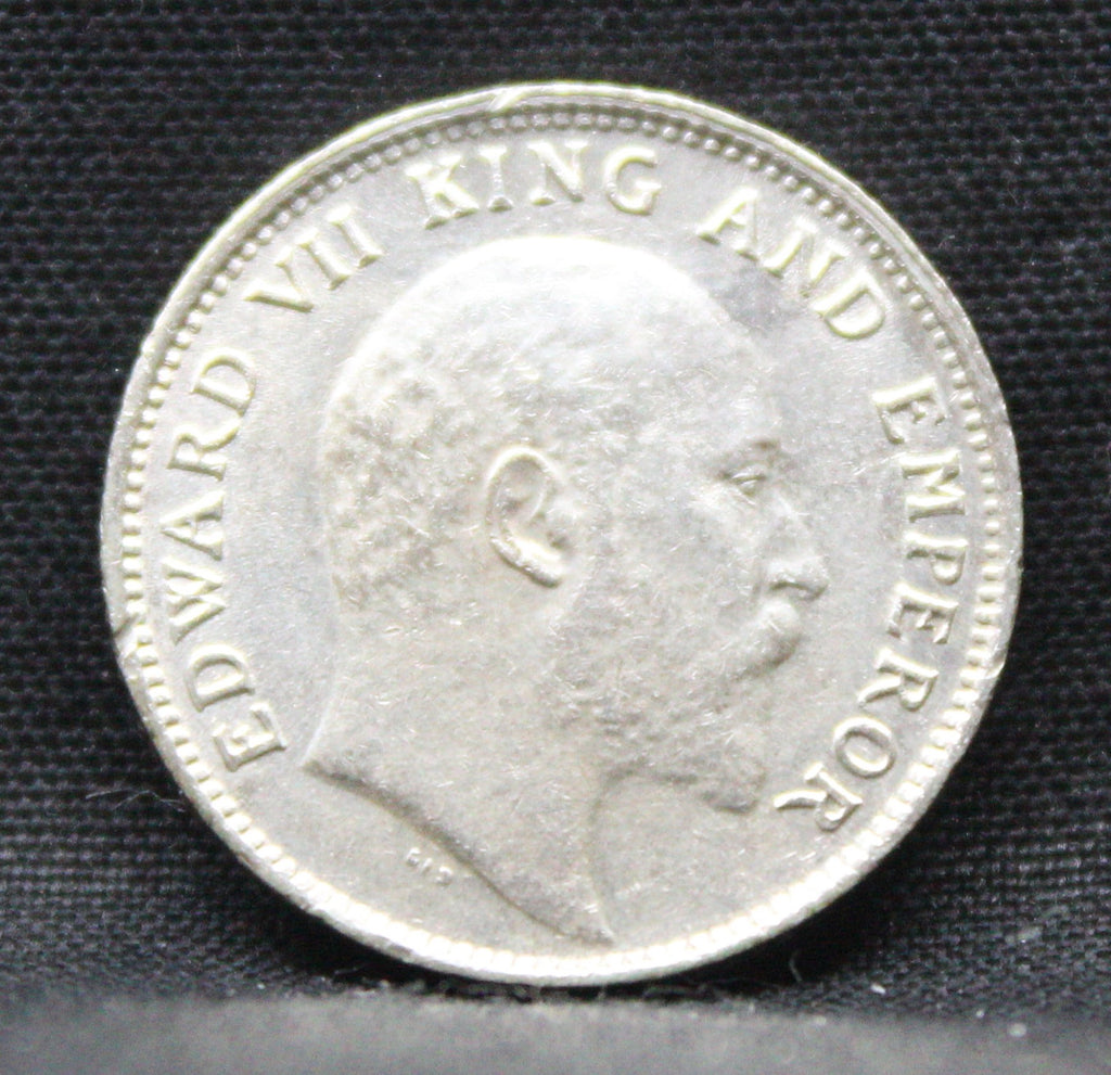 Quarter Rupees 1904 Edward VII Silver coins