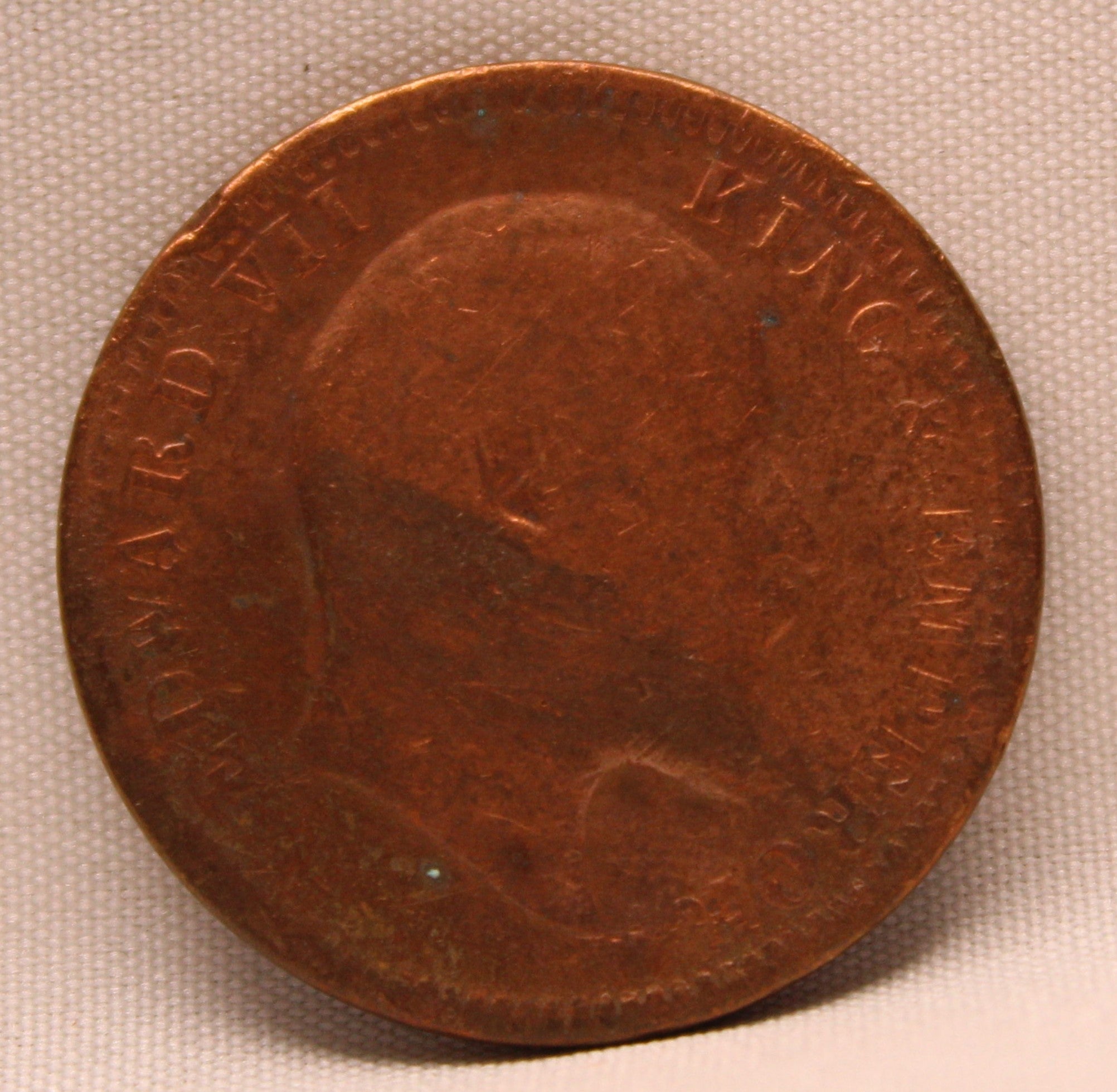 Quarter Anna 1904 Edward VII Bronze coins