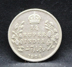 Quarter Rupees 1904 Edward VII Silver coins