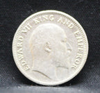 Quarter Rupees 1904 Edward VII Silver coins