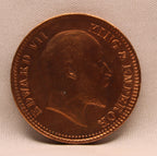 Quarter Anna 1904 Edward VII Bronze coins