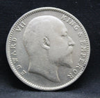 1 Rupee 1905 Edward VII Silver coins
