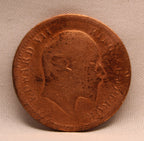 Quarter Anna 1903 Edward VII Bronze coins