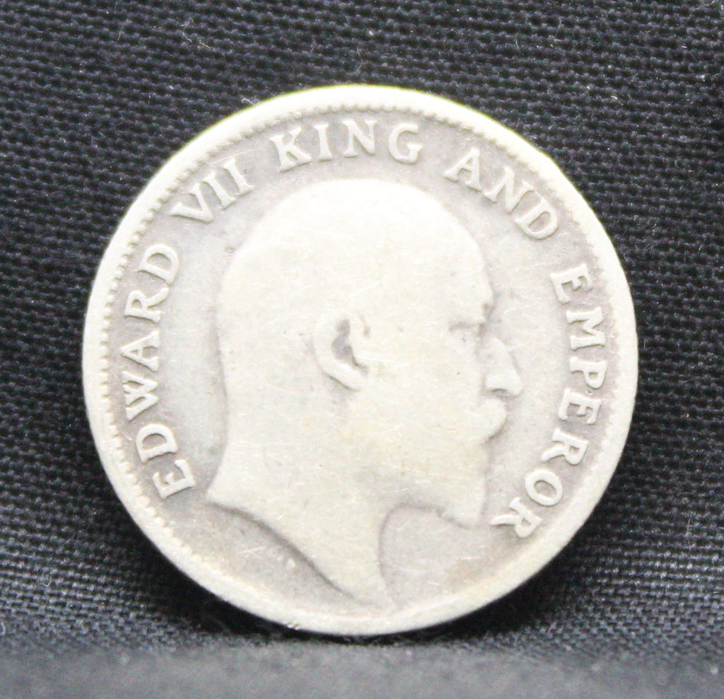 Quarter Rupees 1905 Edward VII Silver coins