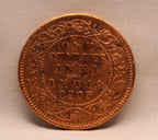 Quarter Anna 1905 Edward VII Bronze coins