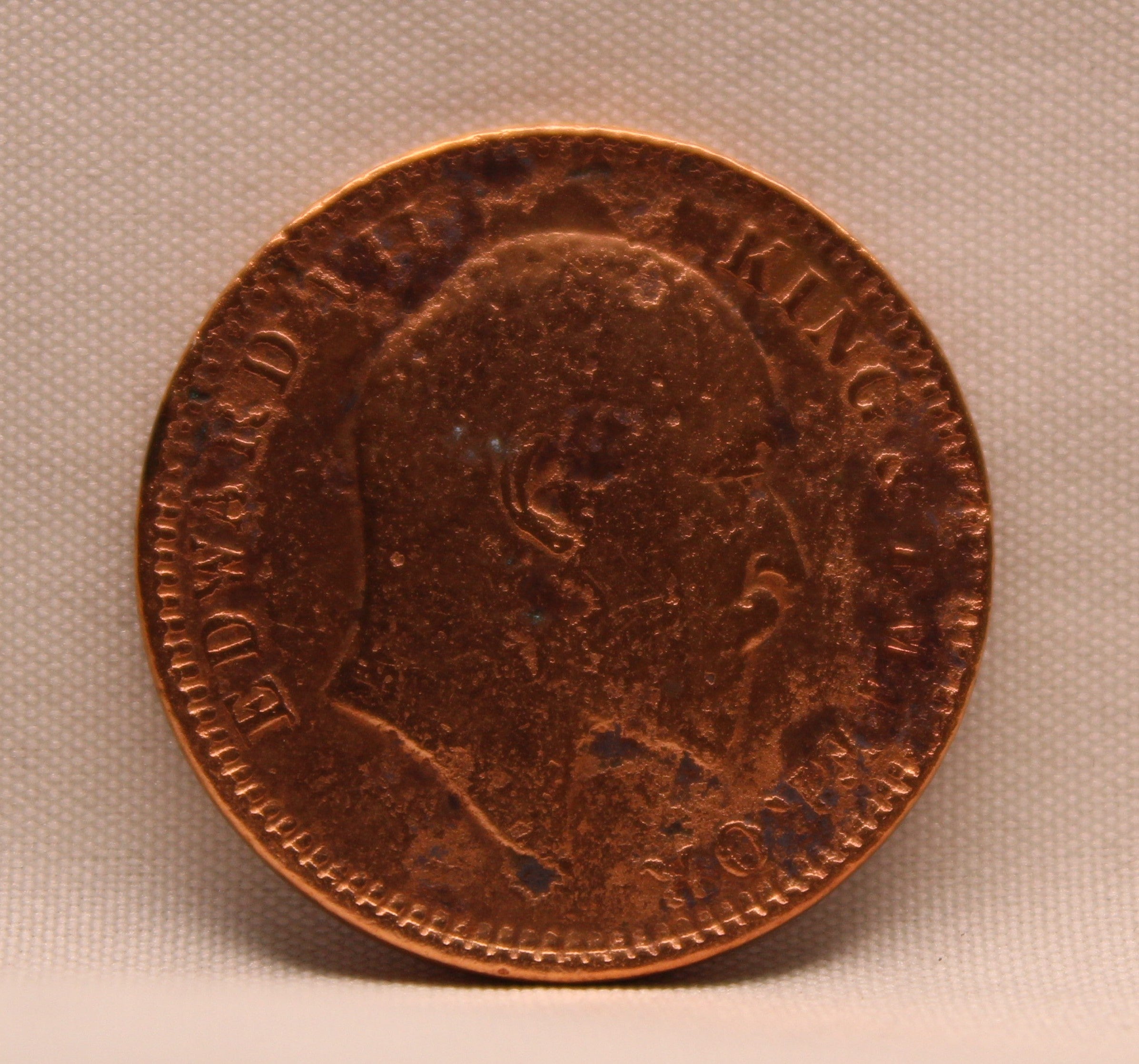 Quarter Anna 1905 Edward VII Bronze coins