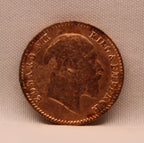 1\12 Anna 1905 Edward VII Copper coins