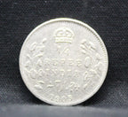 Quarter Rupees 1905 Edward VII Silver coins