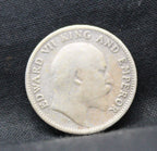 Quarter Rupees 1905 Edward VII Silver coins