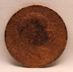 Quarter Anna 1905 Edward VII Bronze coins