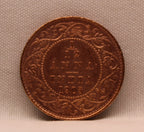 1\12 Anna 1905 Edward VII Copper coins