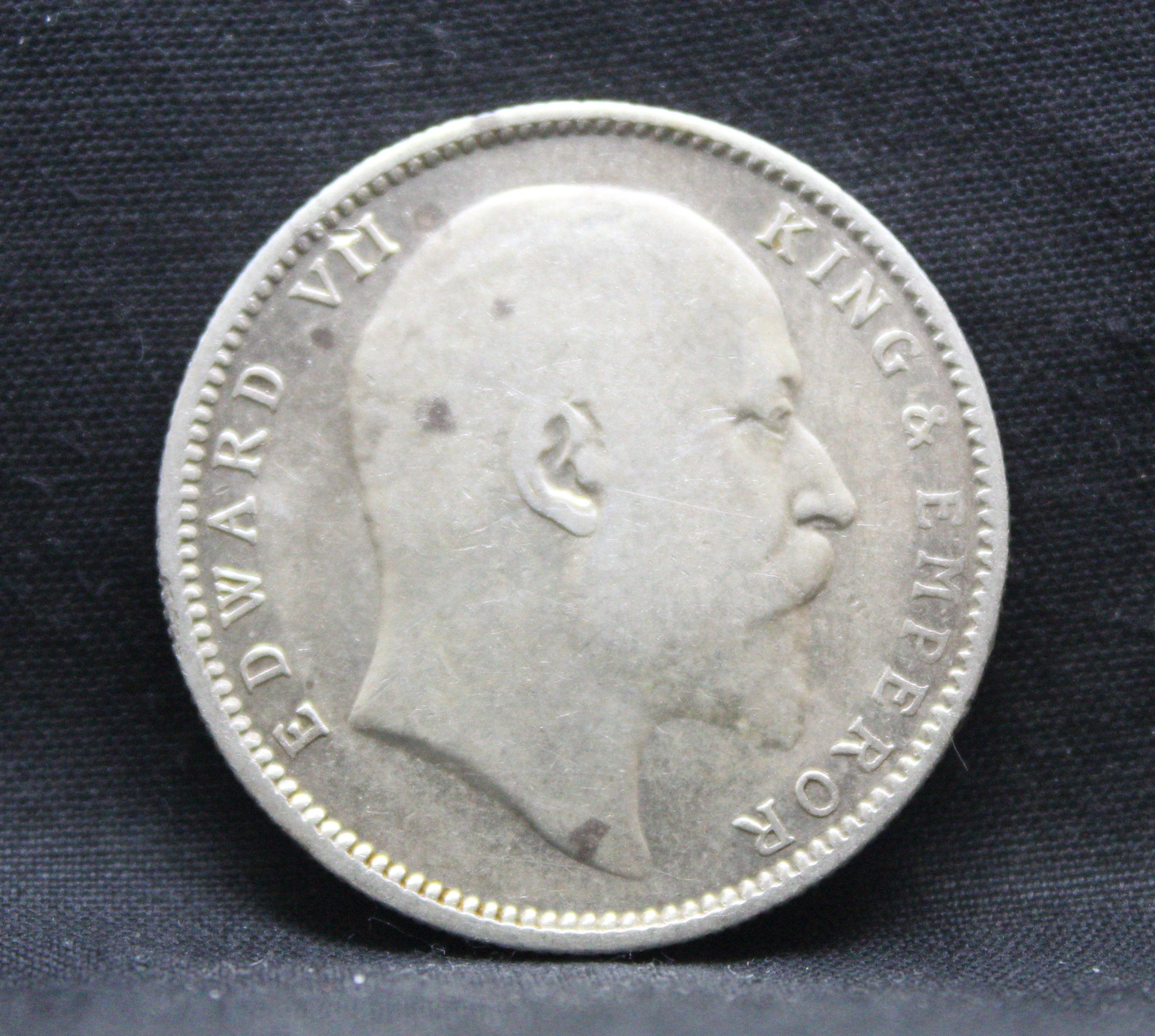 1 Rupee 1905 Edward VII Silver coins