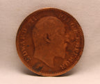 Quarter Anna 1905 Edward VII Bronze coins