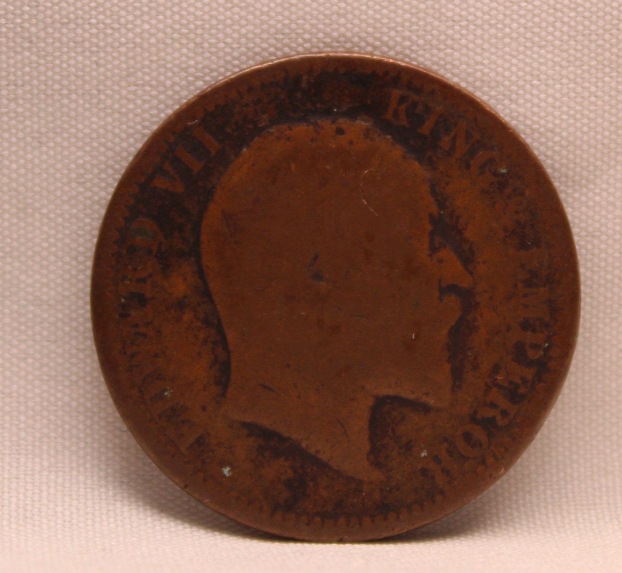 Quarter Anna 1905 Edward VII Bronze coins