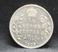 Quarter Rupees 1905 Edward VII Silver coins