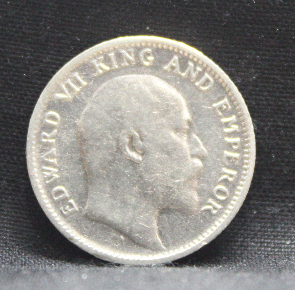 Quarter Rupees 1905 Edward VII Silver coins