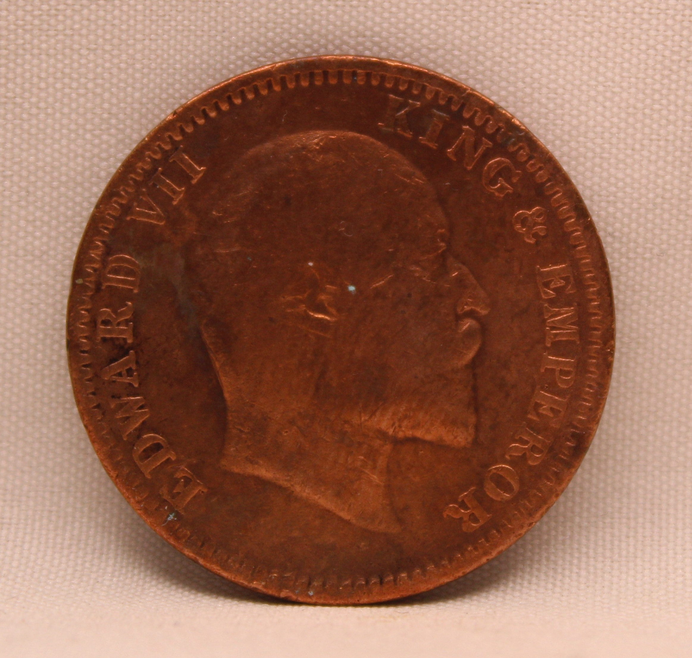 Quarter Anna 1905 Edward VII Bronze coins