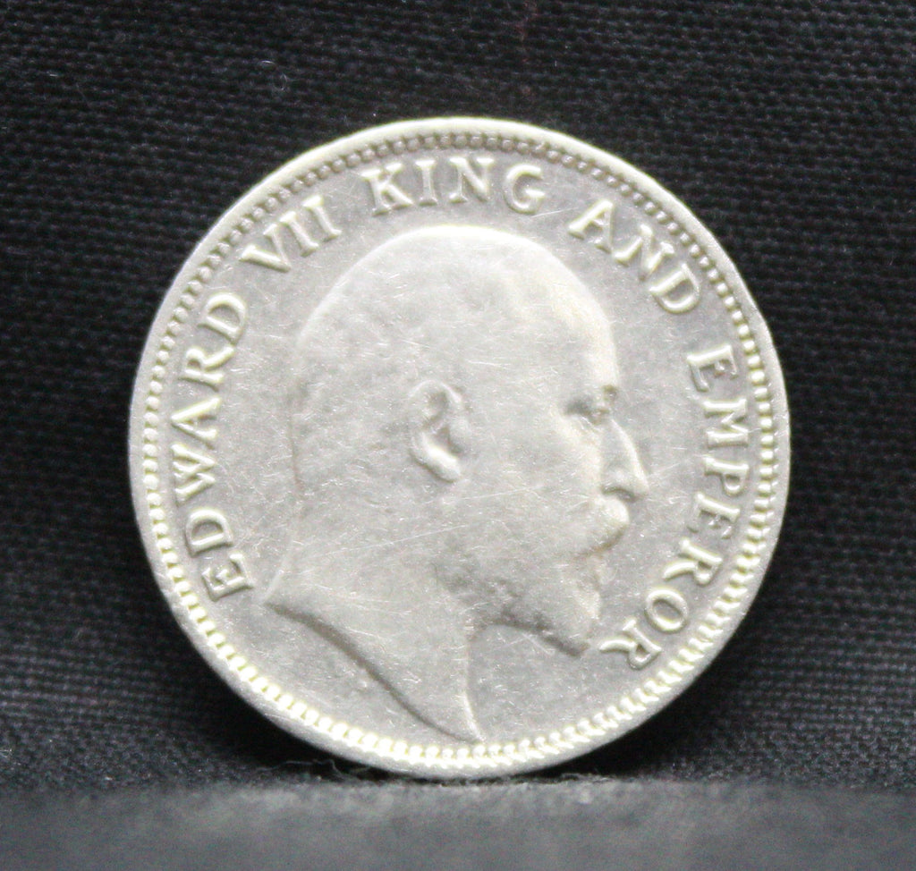 Quarter Rupees 1906 Edward VII Silver coins