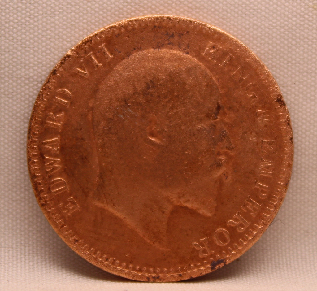 Quarter Anna 1906 Edward VII Bronze coins