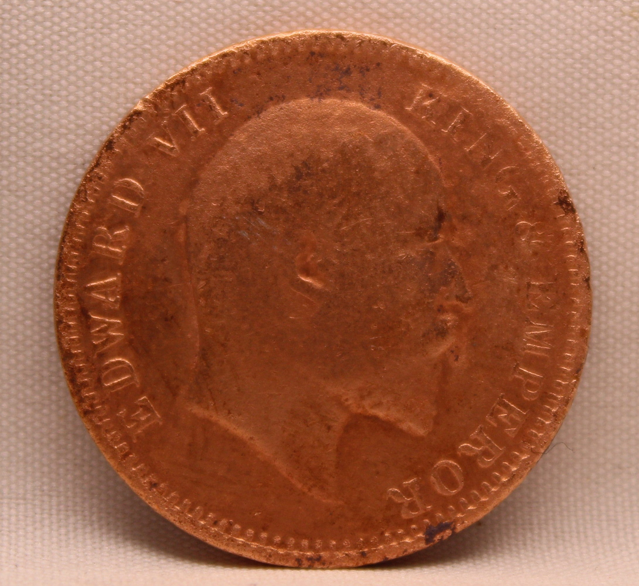 Quarter Anna 1906 Edward VII Bronze coins