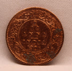 1\12 Anna 1906 Edward VII Copper coins
