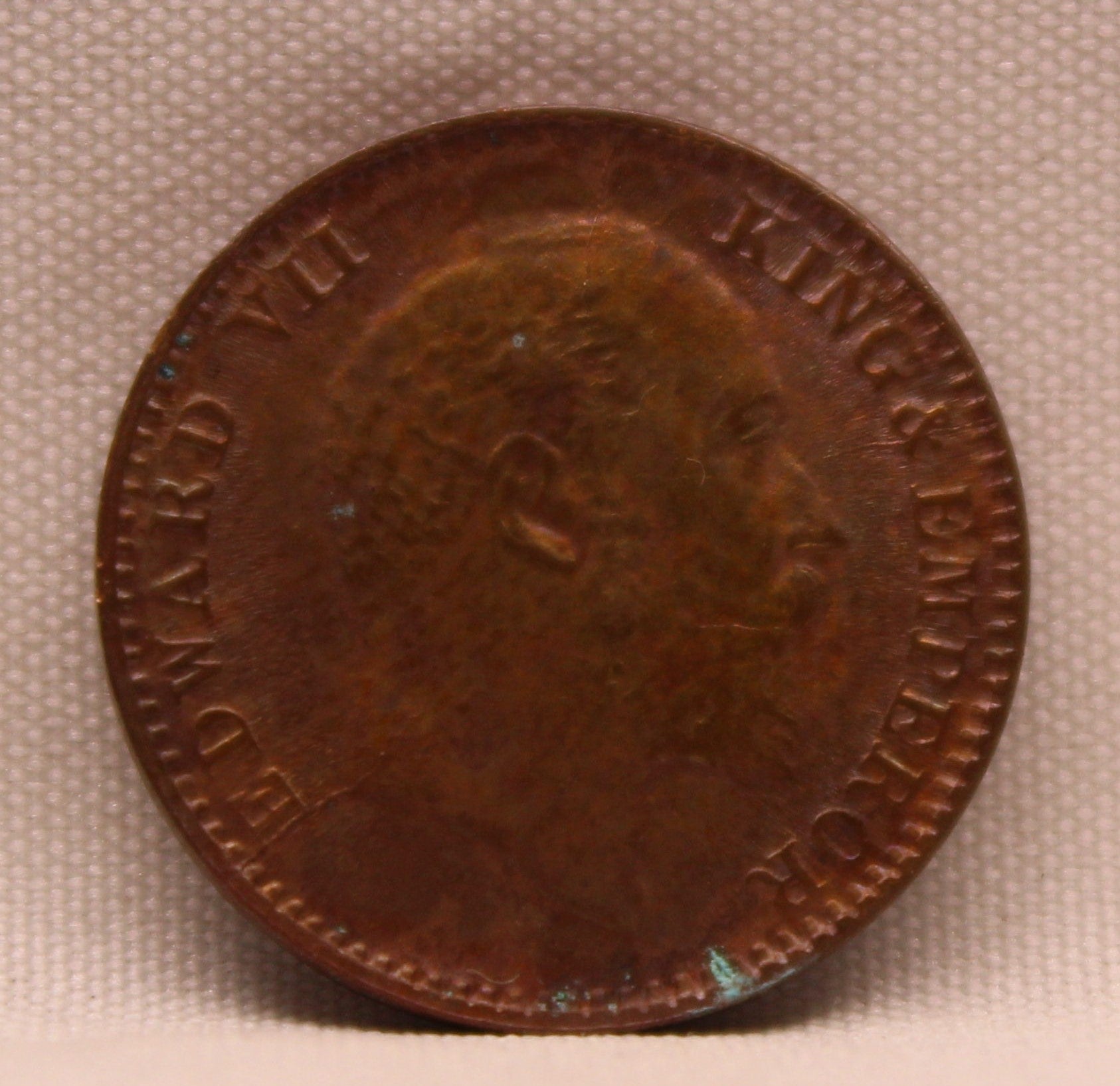 1\12 Anna 1906 Edward VII Copper coins