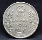 1 Rupee 1906 Edward VII Silver coins