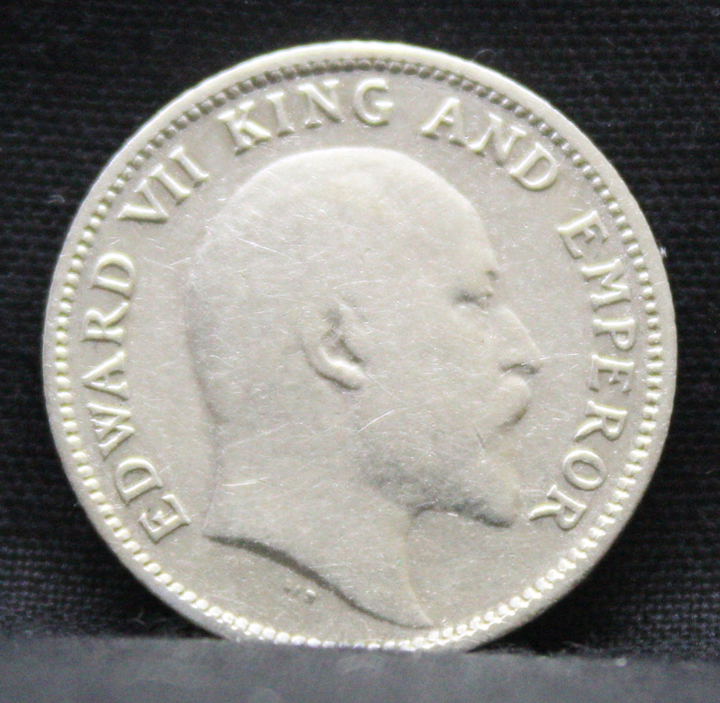 Quarter Rupees 1906 Edward VII Silver coins