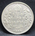 Half Rupee 1906 Edward VII Silver coins