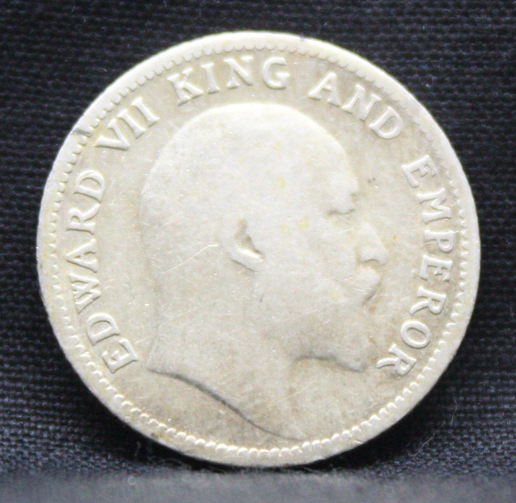 Quarter Rupees 1906 Edward VII Silver coins