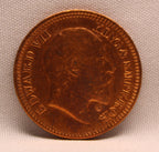 Half Pice 1906 Edward VII Bronze coins