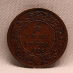 Quarter Anna 1906 Edward VII Bronze coins