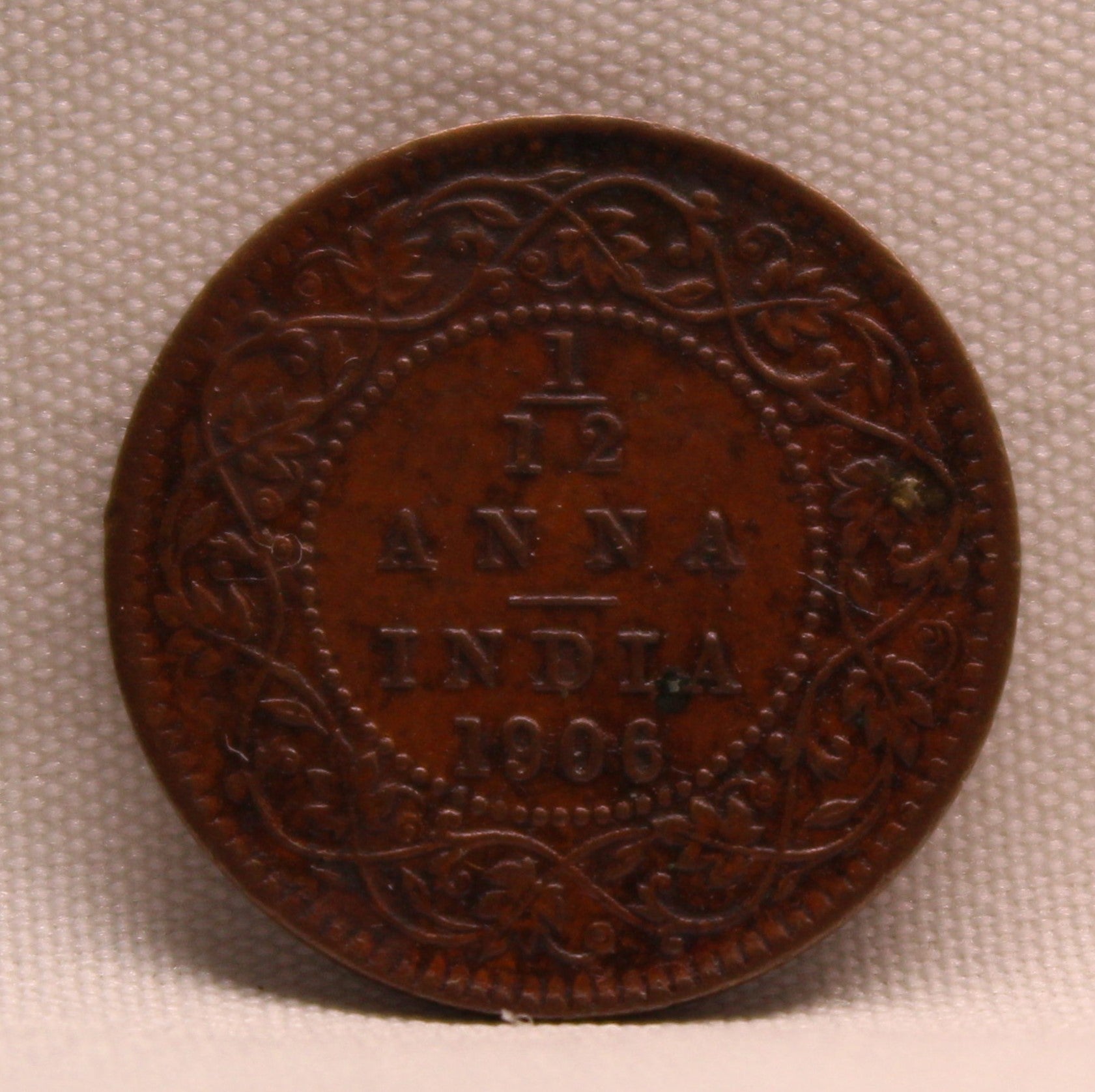 Quarter Anna 1906 Edward VII Bronze coins