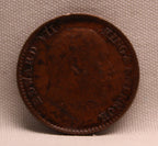 Quarter Anna 1906 Edward VII Bronze coins